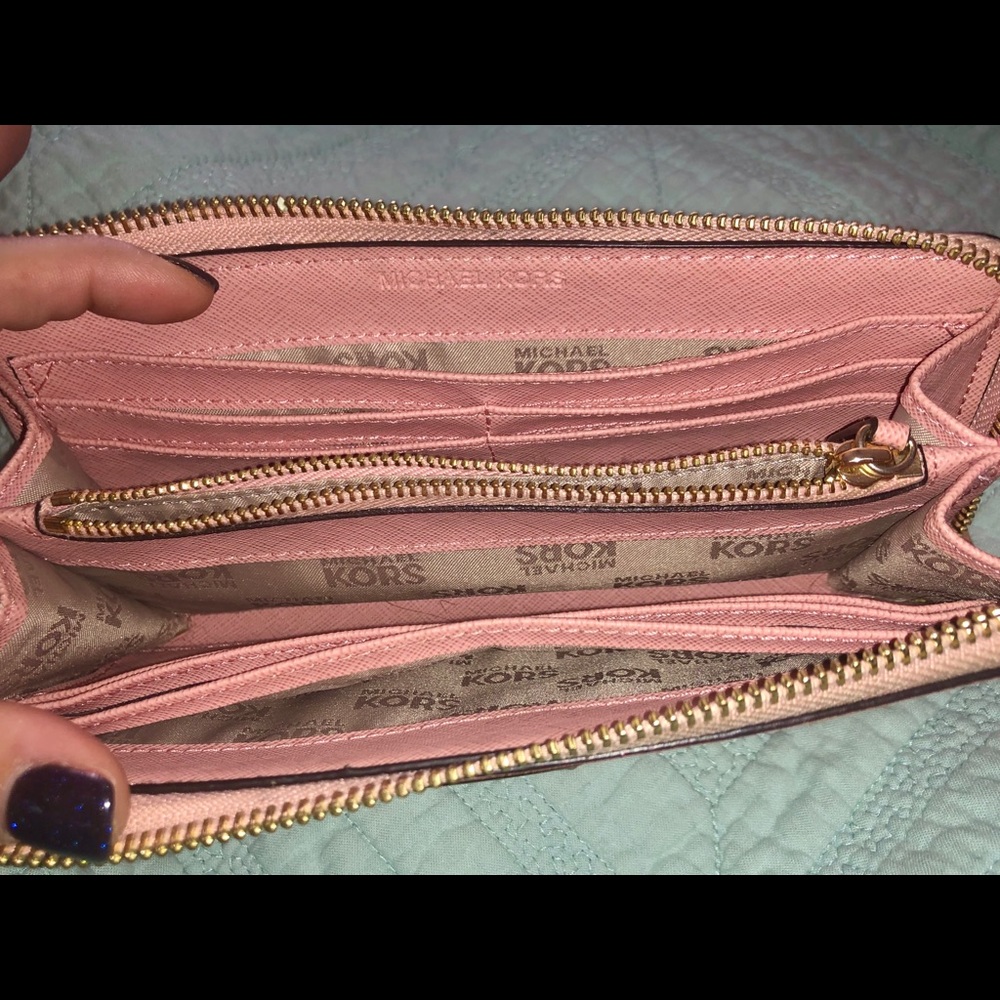 Light Pink Authentic Michael Kors Wallet